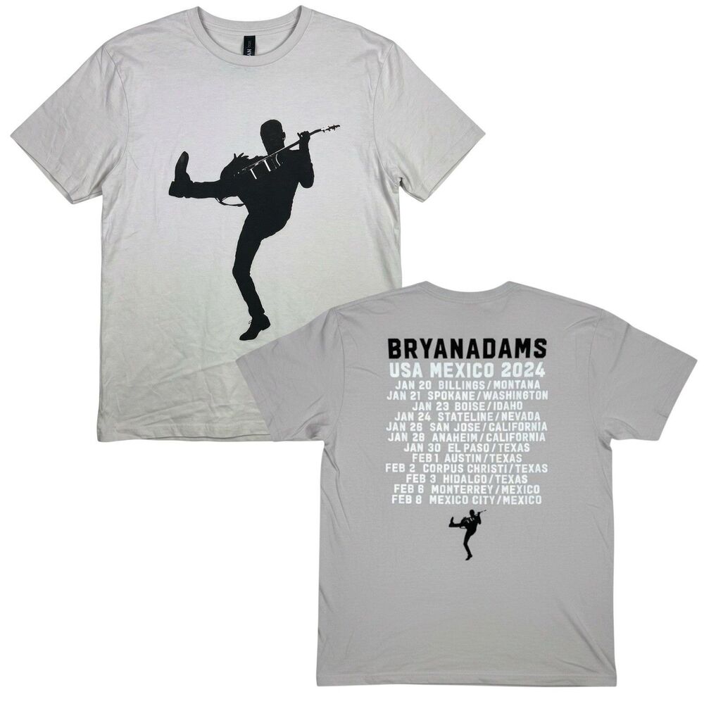 Bryan Adams T-Shirt Unisex Large So Happy It Hurts USA Mexico Tour Concert NEW